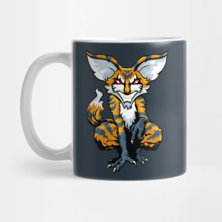 Gold Tiger Gremlin Fox Mug